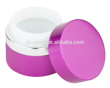 colorful aluminum cosmetic cream jar