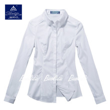 White Spandex cotton Blouse and Tops