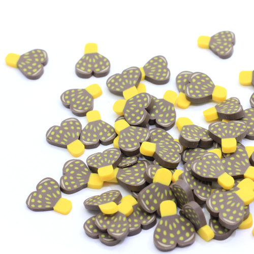 Fetta di forma kawaii Mini frutta decorativa in pasta polimerica 500 g / borsa Decorazione artigianale con coriandoli e melma