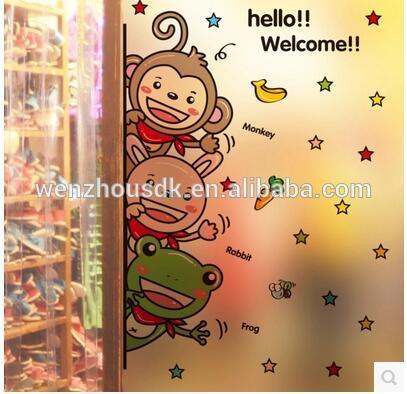 Cartoon Sticker Style and Holiday Decoration Use bathroom stickers wall for kids