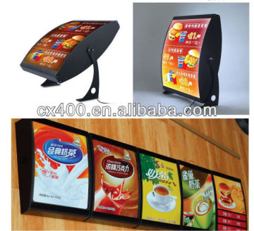 Illuminated LED Acrylic Menu board stand