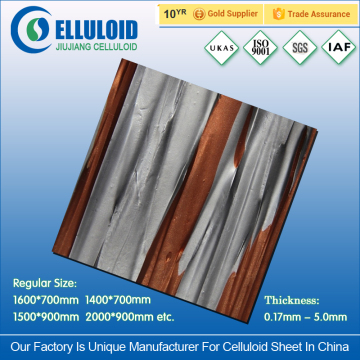 Cheap accordion wraps panel of celluloid plastic sheets