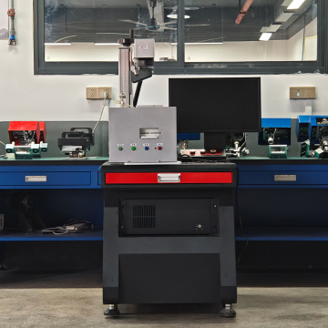 Automatic Nameplate MOPA Fiber Laser Marking Machine