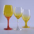 Ombre Colored Glass Goblet For Sale