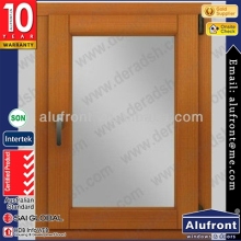 Aluminum and Wood Composite frame Hinges Window