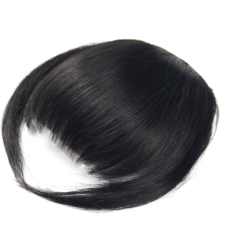 human fringe hair clips for girls, cheap price hair extension clip in hair, straight human hair bangs