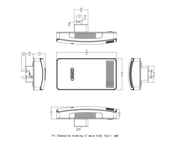 SKYLAB OEM 10cm high precision UWB positioning base station for indoor asset tracking