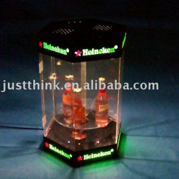 acrylic light display showcase