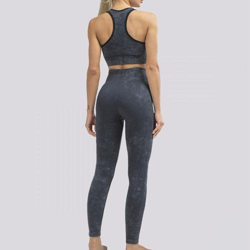 I-Yoga Leggings kunye neMidlalo yeBra Gym Iimpahla