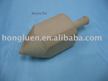 2015 Hot Selling Handworked Wooden Toy Spinning Top