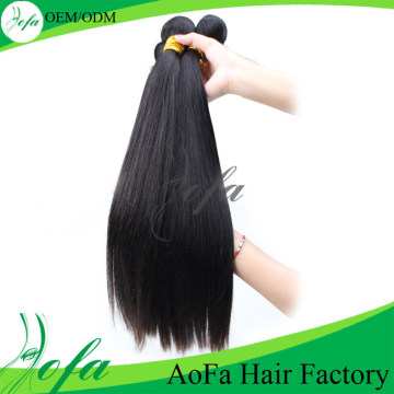 Yaki Straight Raw Indian Remy Hair Human Hair Weave