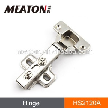 Concealed one way hydraulic hinge with self-closing function