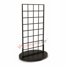 Grid countertop spinner display stand
