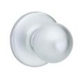 2 in. Satin nikel kaca pintu Knob