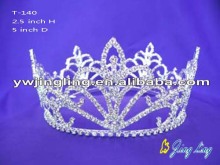 Wholesale Cheap Full Round Rhinestone Pageant Crowns