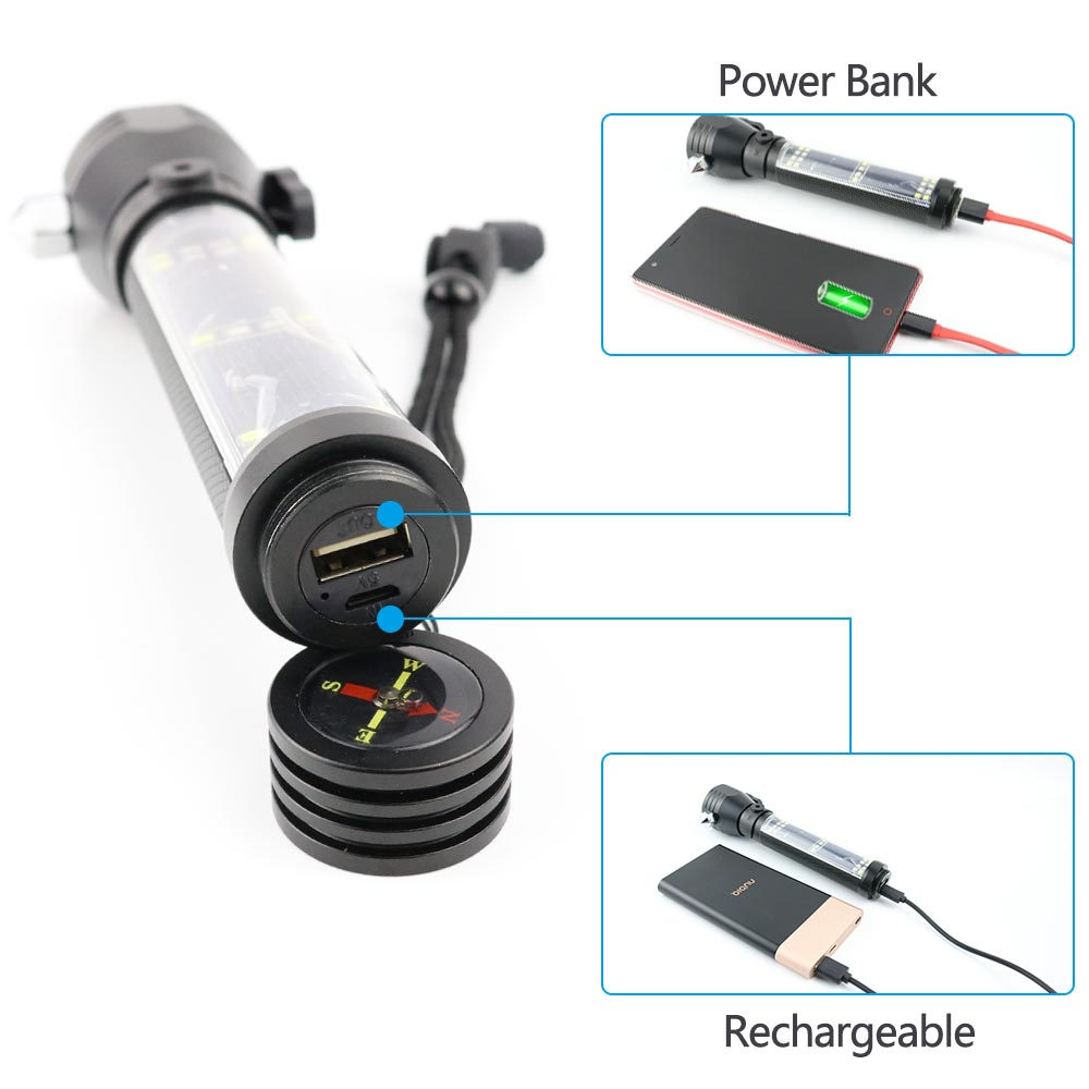 Rechargeable LED spotlight