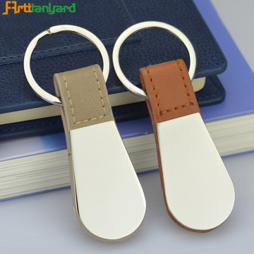 Leather Keychains Strap With Key Ring