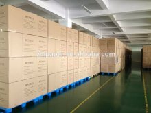 finished paper goods and packed in container