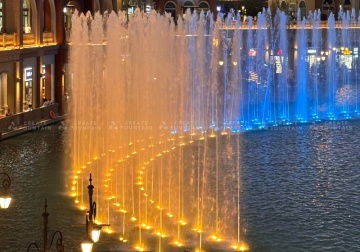 LED Lights Pool Water Musical Fountain