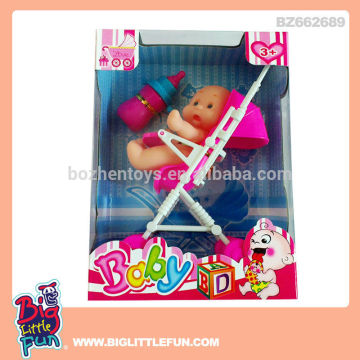 Lifelike baby doll toy,baby walking trolley toy