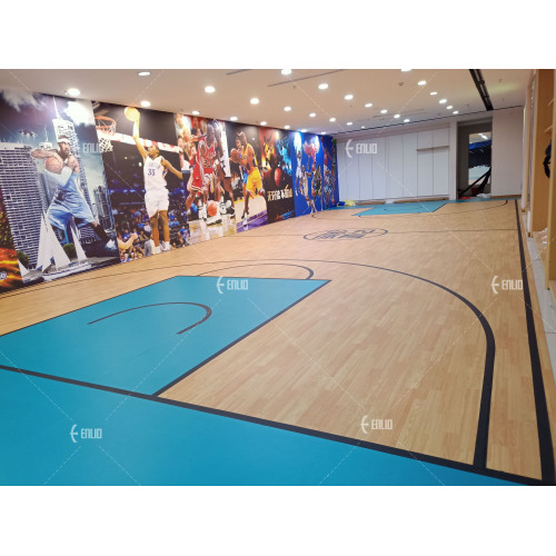 Pavimentazione sportiva per baksetball multiuso in PVC