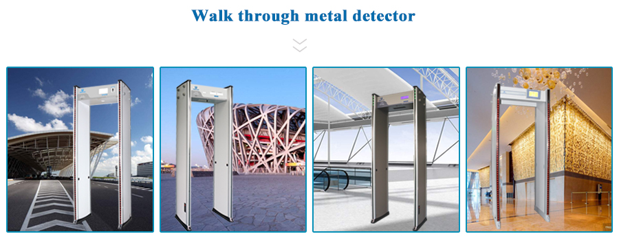 Short Range IR Temp Door Frame Walk Through Metal Detector