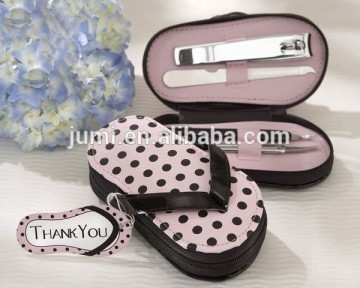 Polka Slippers Manicure Set Wedding Party Gifts