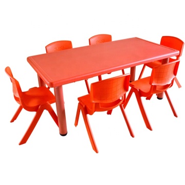 Preschool Kids PE Rectangular Plastic Table