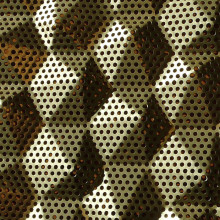 Perforated Concave Steel Decorative Sheets