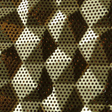 Perforated Concave Steel Decorative Sheets