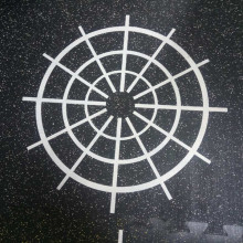 Rubber flooring mat for basement gym