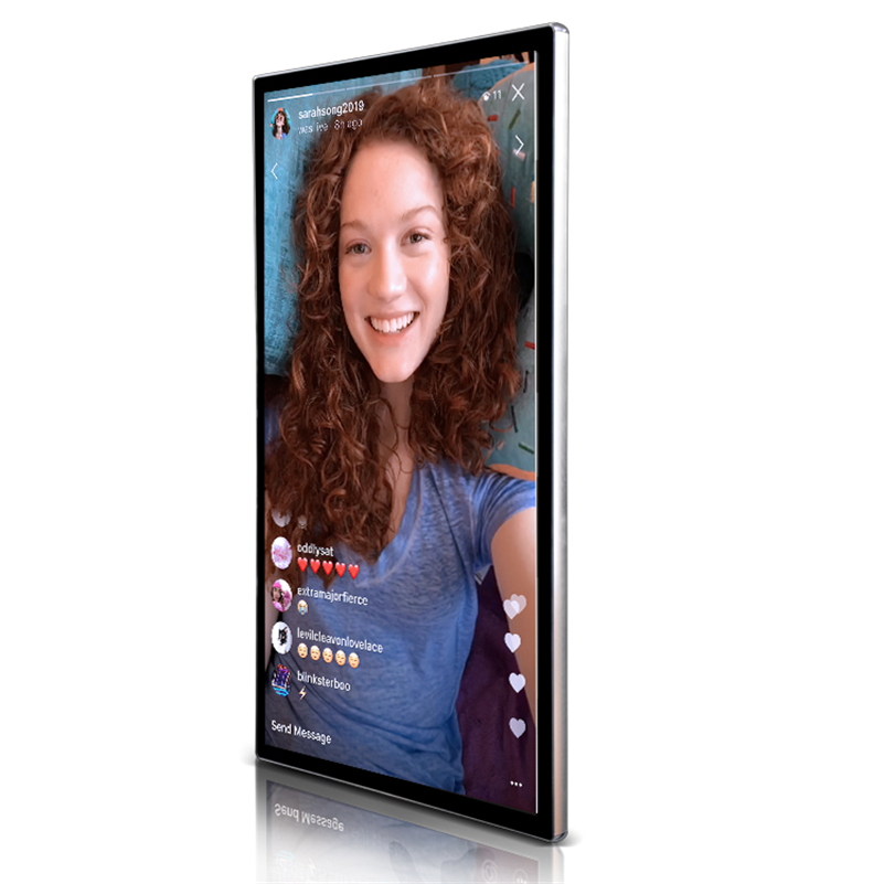 Elektronik LED video live streaming monitor