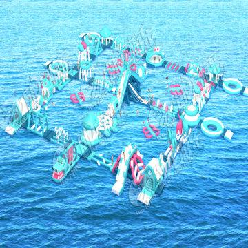 Inflatable Jumping Trampoline Floating Water Park Games Giant Adults Inflatable Water Park