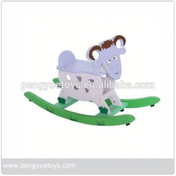 Outdoor Play Toy Sheep Wooden Rocking Horse