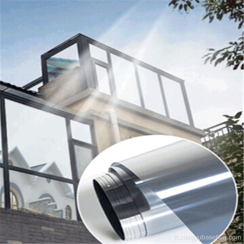 Pellicola a base solare in PET per ombreggiatura di edifici in vetro