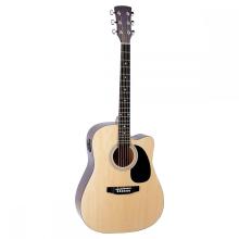41inch acoustic guitar cutaway with preamp