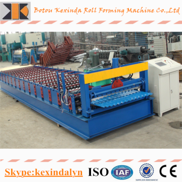 single layer steell roofing tiles roller former machine