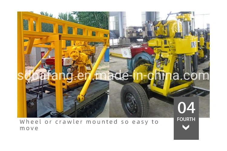 Xy-1 Borehole Water Well Drilling Rig 100m Depth Drilling Machine