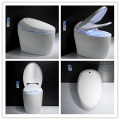 Short Toilet Seat P-Tray Two Piece Intelligent Toilet