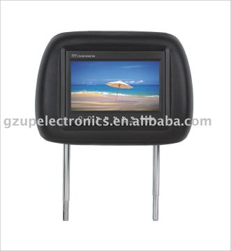 7 inch headrest monitor with pillow