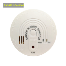 9V DC Wall Mounted Standalone CO Detector Alarm