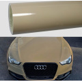 Super Gloss Light Yellow Car Vinyl Wrap