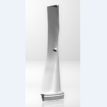 Steam turbine blade of thermal power generation