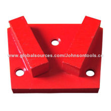 Diamond two-segment grinder grinding block for floor