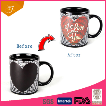 11oz Standard heat sensitive color changing mugs