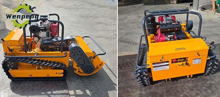 Photo of Crawler Lawn Mower Cutting Width 800mm Photo of Crawler Lawn Mower Cutting Width 800mm
