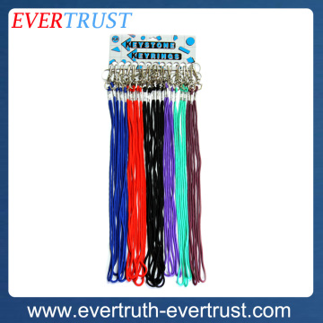 promotional 38'' custom polyester lanyard with metal clip