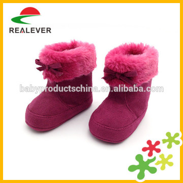 Wholesale high quality baby shoes cute toddler girls winter boots