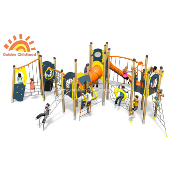 Structure multiplis en plastique extérieur HPL pour enfants