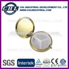 Custom logo metal tablet container with keychain